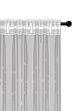 ALBA Voilegardin 2-pack