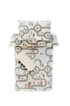 ALVIN MINI Påslakanset Och Underlakan Spjälsäng - Ekologisk