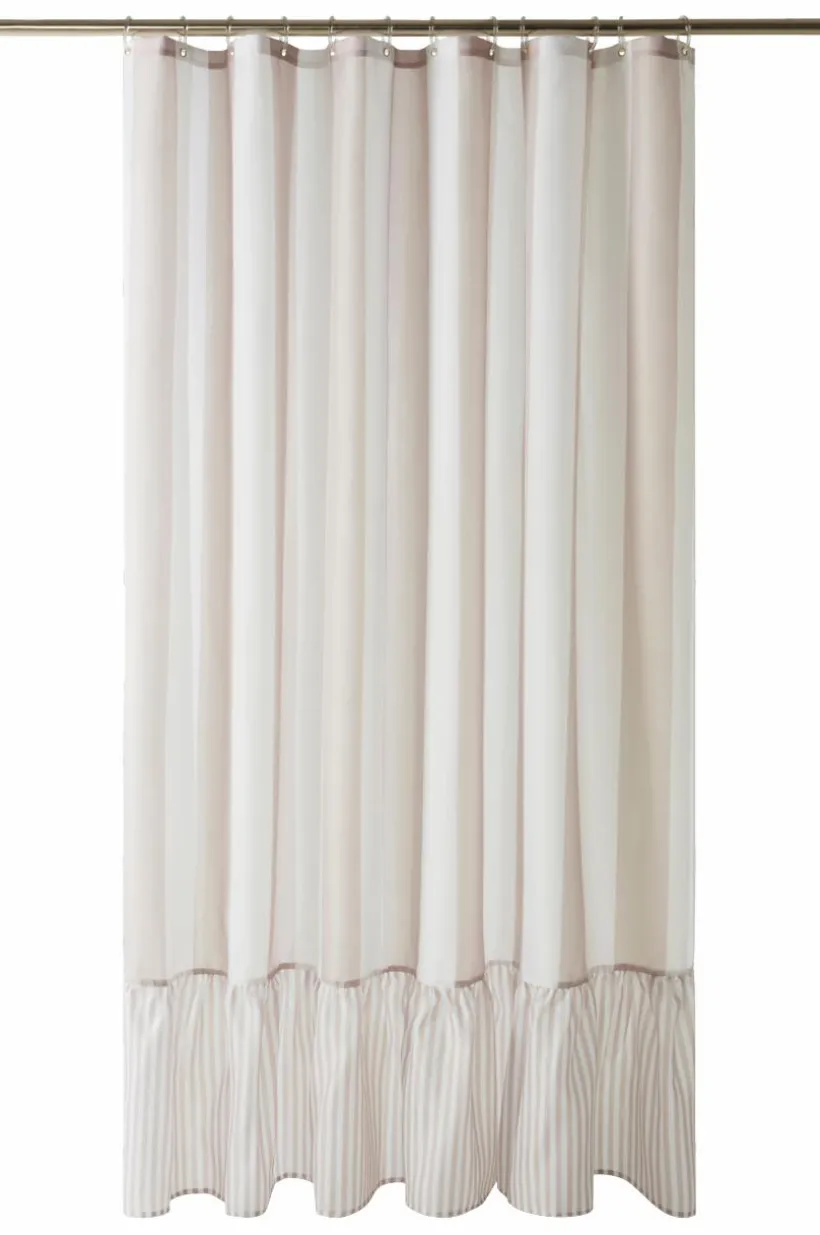 ANDREA Duschdraperi Med Volang