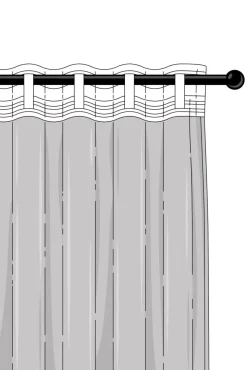 CHLOE Multifunktionsgardin 2-pack