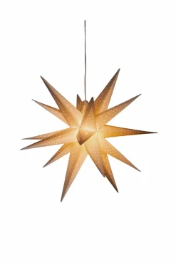 3-D Pappersstjärna LED Höjd 60 Cm