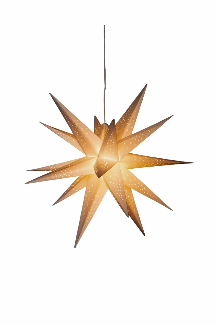 3-D Pappersstjärna LED Höjd 60 Cm