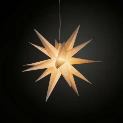 3-D Pappersstjärna LED Höjd 60 Cm