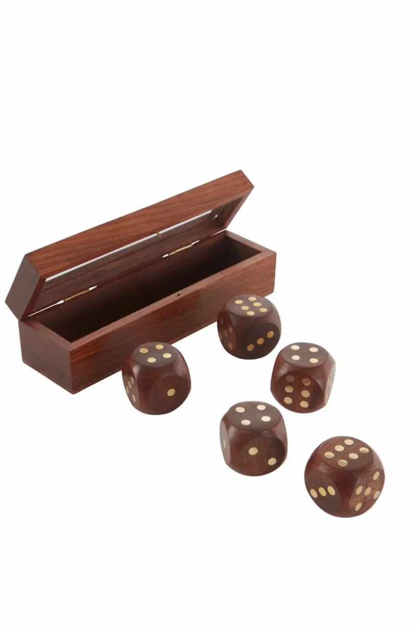 DICE Ask Med 5 Tärningar