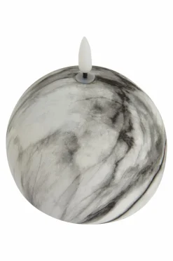 FLAMME MARBLE Blockljus LED 12 Cm