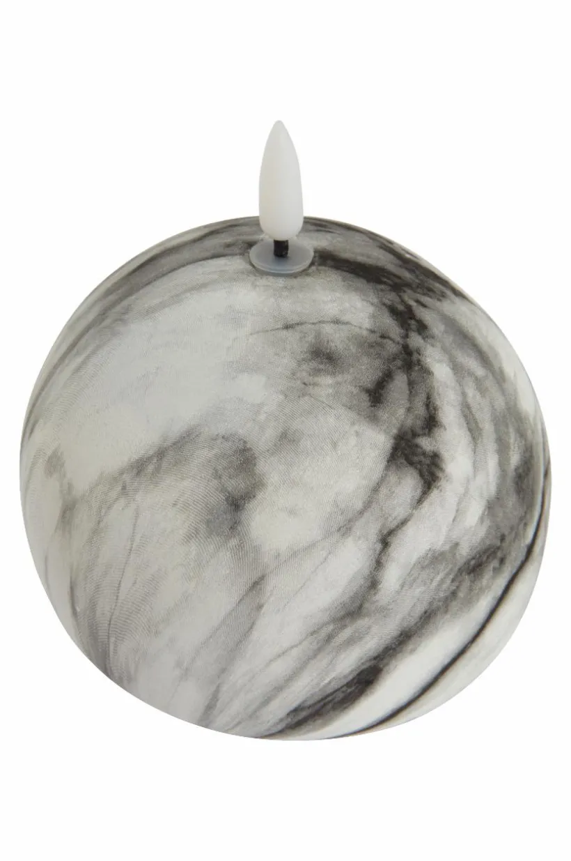 FLAMME MARBLE Blockljus LED 12 Cm