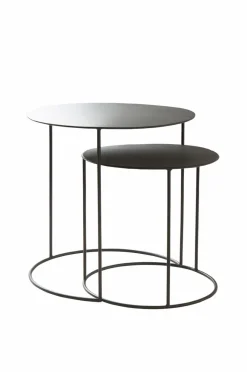 GRENOBLE Sidobord 2-pack ø 40 Cm, ø 50 Cm