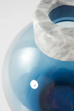 HILLEVI Glasvas - Höjd 19 Cm