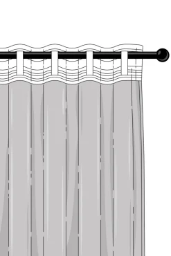 LUNI Multifunktionsgardin 2-pack