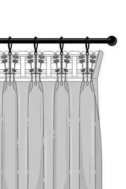 MEJA Multifunktionsgardin 2-pack