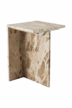 MELETO Sidobord Marmor 35x35 Cm