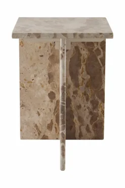MELETO Sidobord Marmor 35x35 Cm