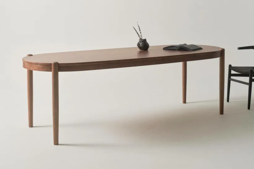 NATTAVAARA Ovalt Matbord 90x240 Cm