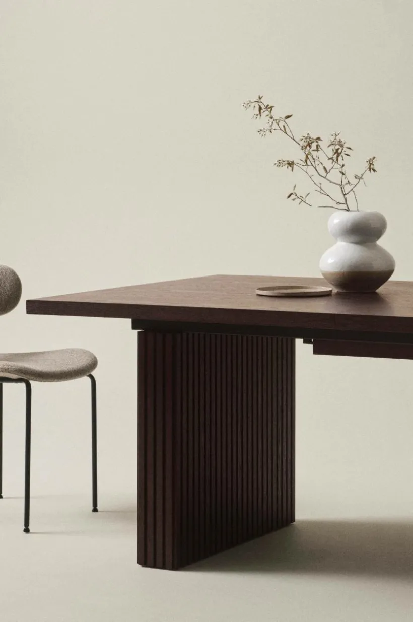 PALANZO Matbord Med Iläggsskiva 105x196+45 Cm