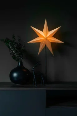 Pappersstjärna Metallfot Höjd 80 Cm