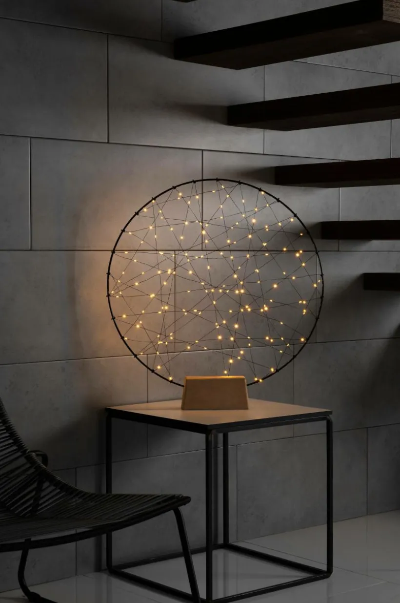 Rund Metalldekoration 160 LED 64cm