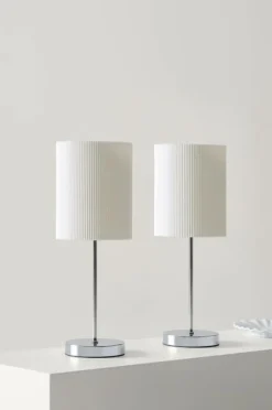 SETH PLISSÉ Bordslampa 2-pack