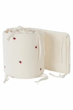 STRAWBERRY Spjälsängsskydd - Ekologisk