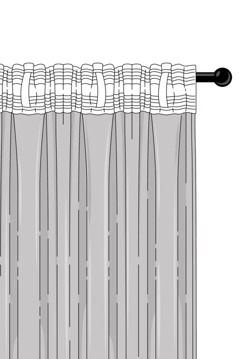 TEA Multifunktionsgardin 2-pack