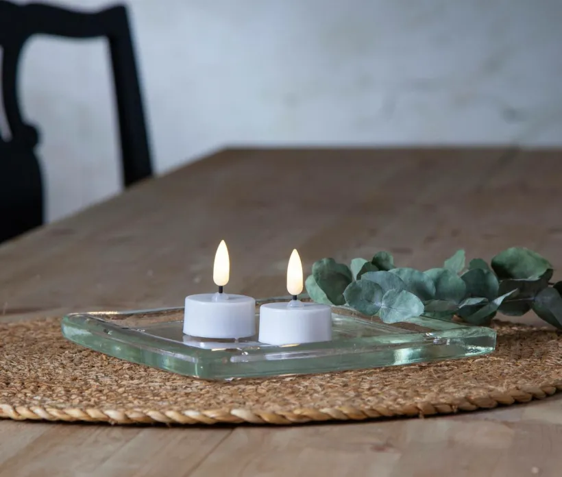 TINDRA LED-värmeljus 2-pack