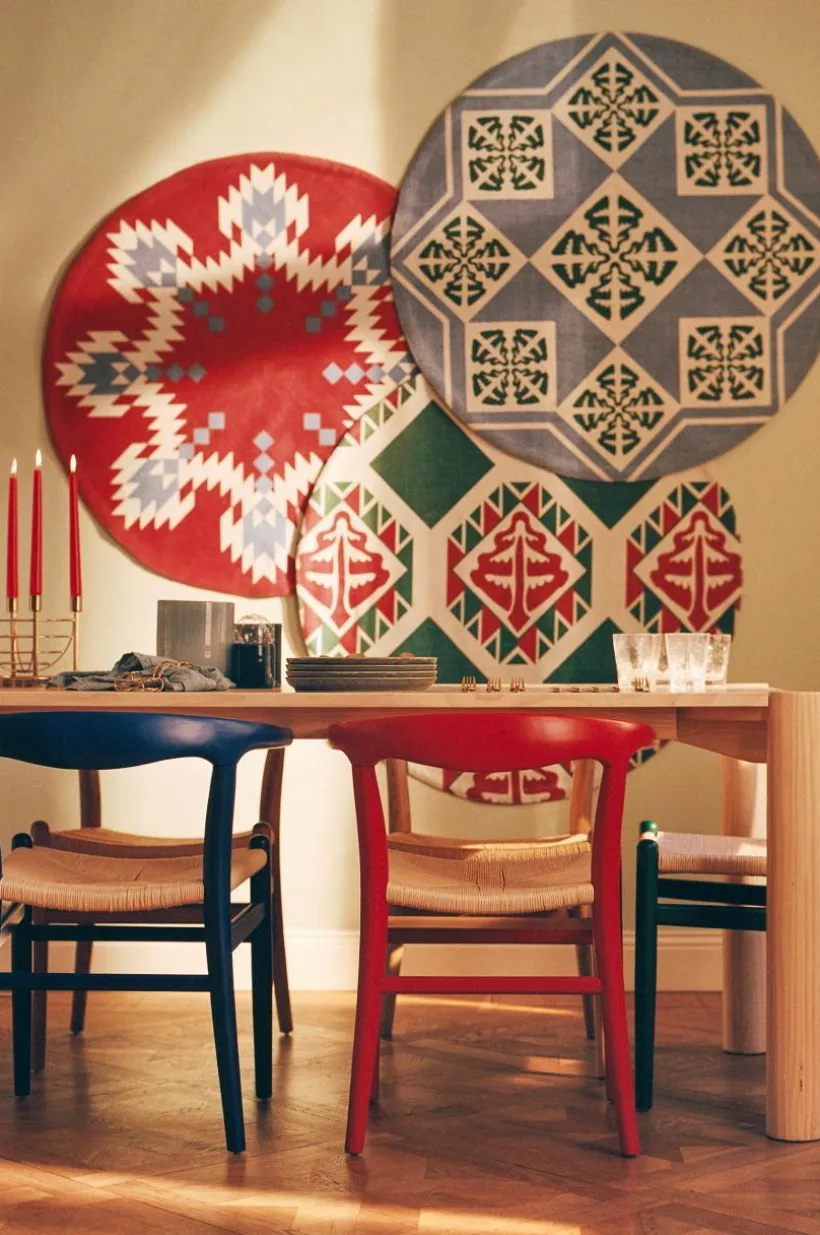 TREELINE Slätvävd Matta ø 110 Cm