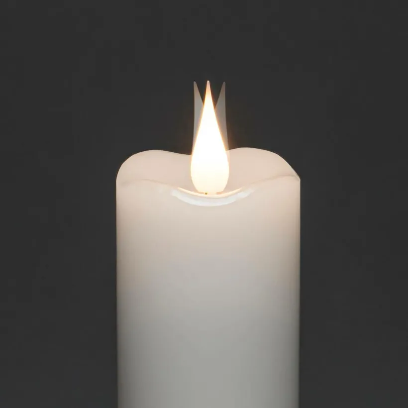 Vaxljus 5x10cm LED 2st